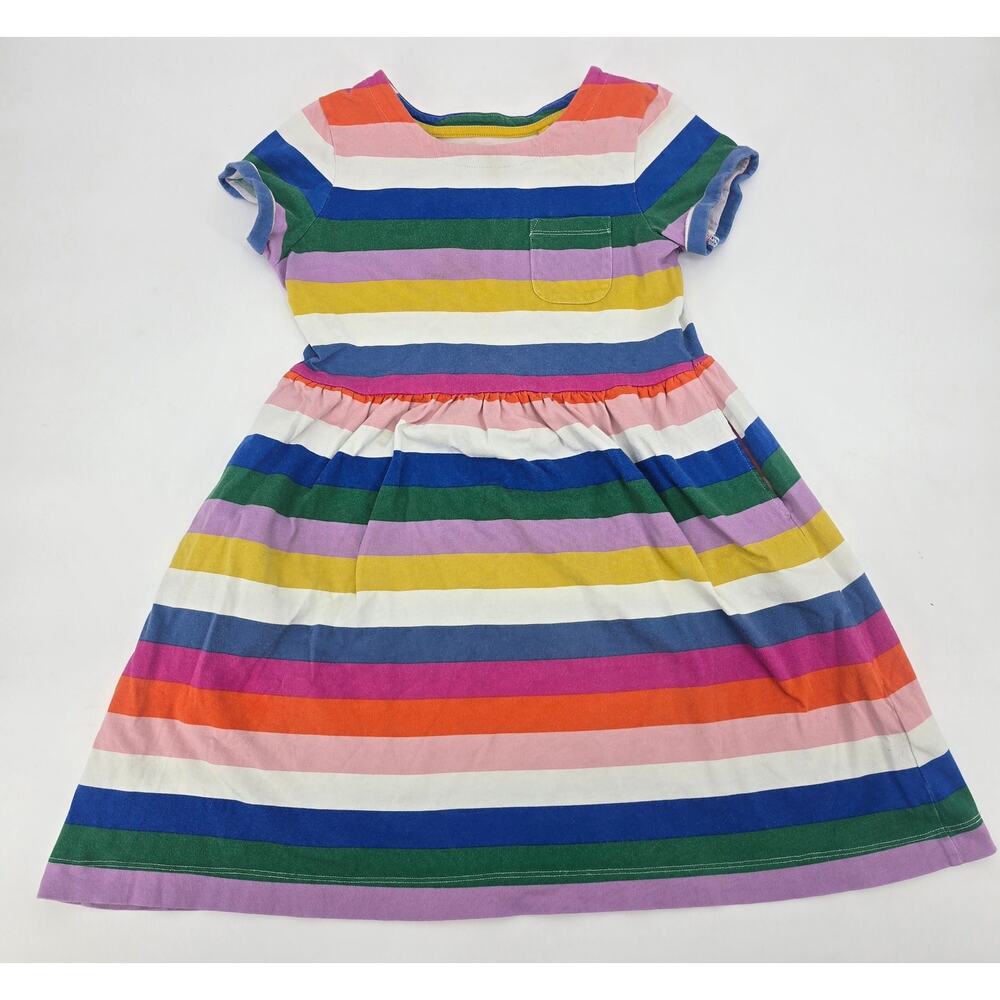 Mini Boden Cotton Rainbow Dress
